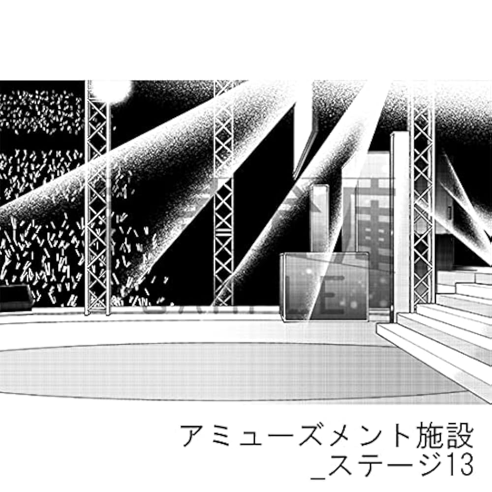 背景倉庫 漫画素材 漫画背景 廃倉庫外観01 - alumin2 - BOOTH